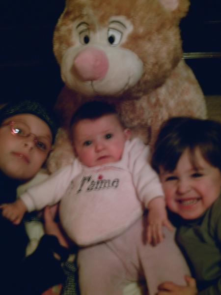 Erika et son nounours